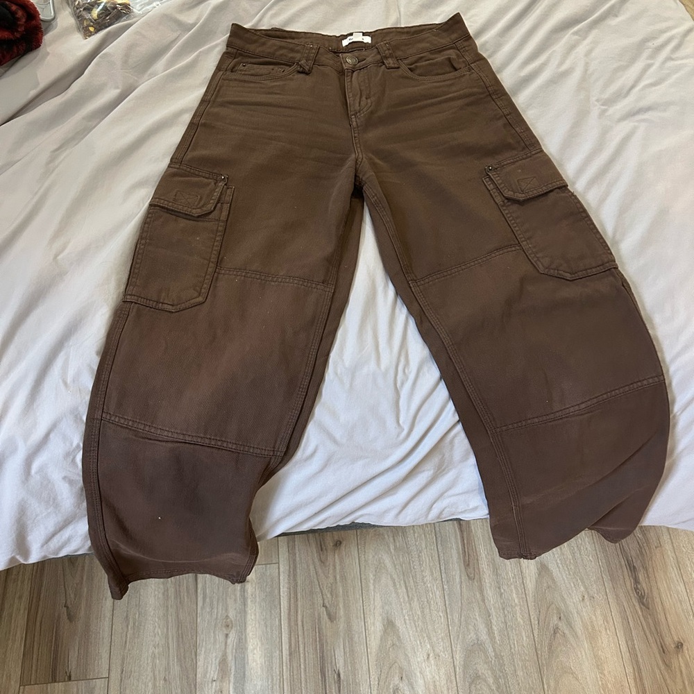 Brown Cargo Pants